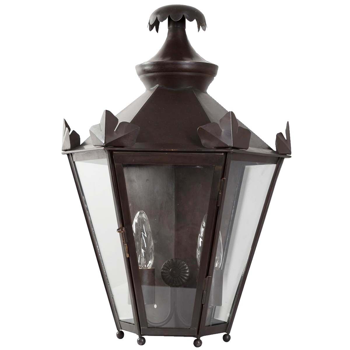 Unique Rococo Wall or Corner Lantern Louis XVI Unique Rococo Wall or Corner Lantern Louis XVI