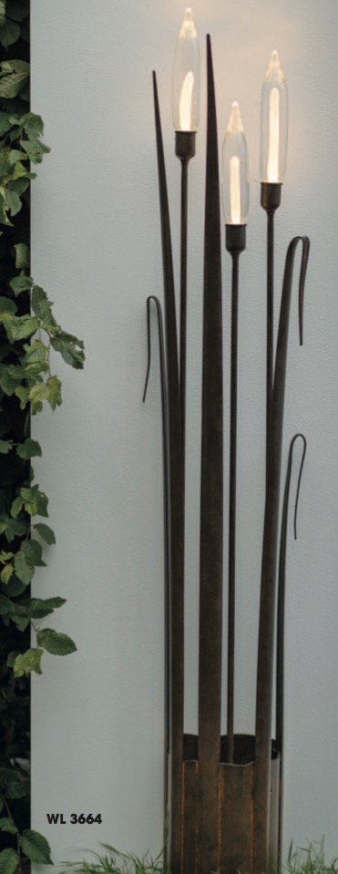 Handcrafted German Outdoor Water Reed Wall Lantern 3664 Handcrafted German Outdoor Water Reed Wall Lantern 3664