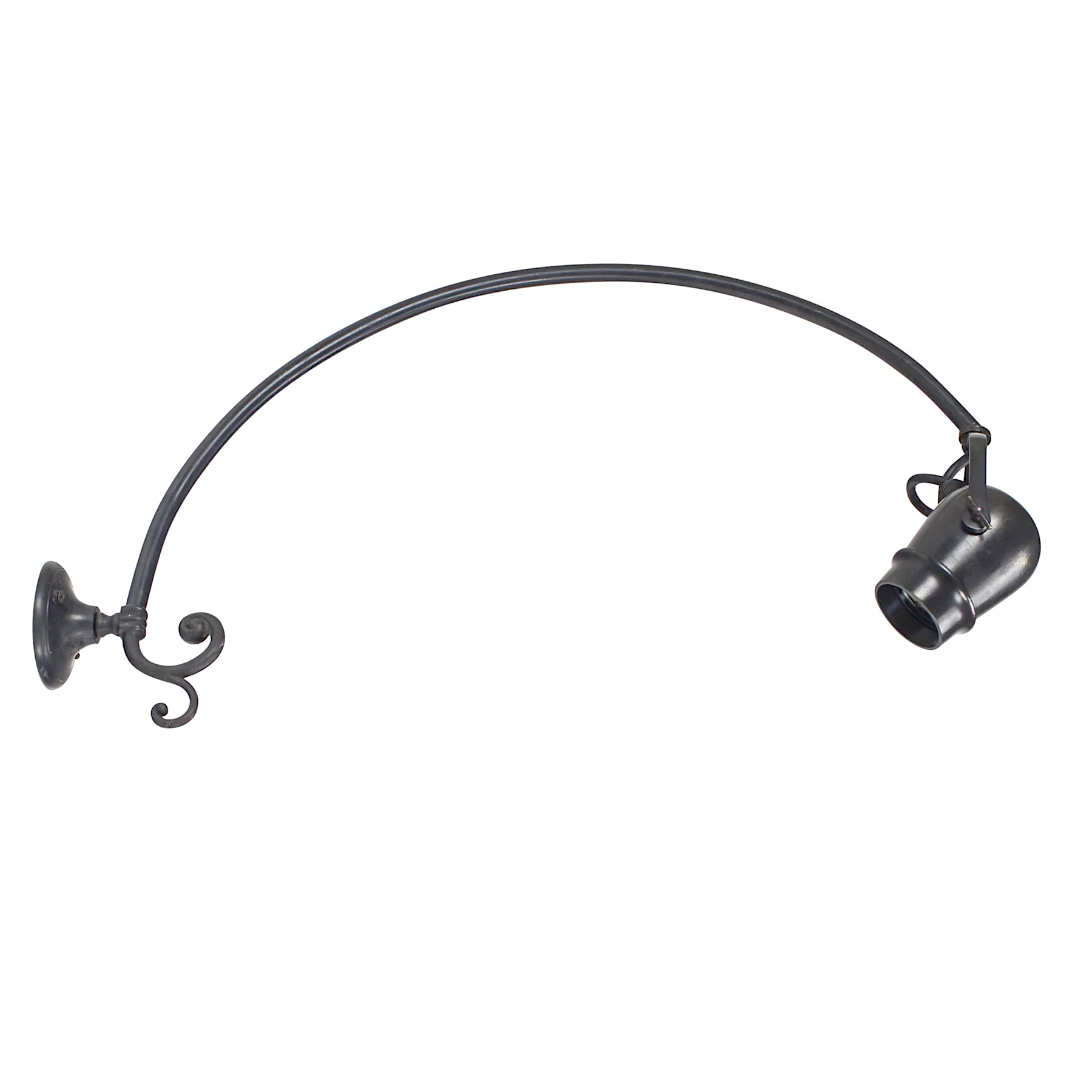 Wandstrahler Micro-oh mit geschwungenem Ausleger